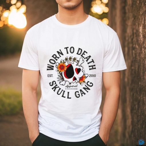 Worn to death skull gang 2010 shirt