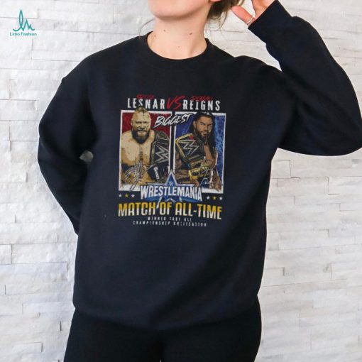 WrestleMania 38 Brock Lesnar Vs. Roman Reigns Match shirt
