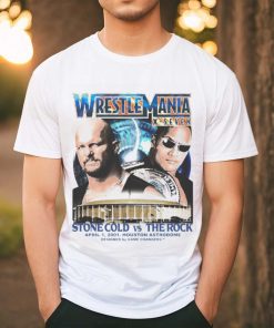 Wrestlemania X Seven Stone Cold vs The Rock shirt