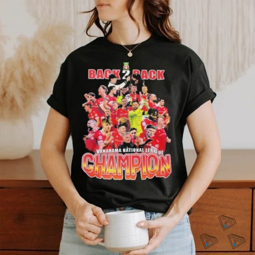 Wrexham Team Back 2 Back Vanarama National League Champion Shirt