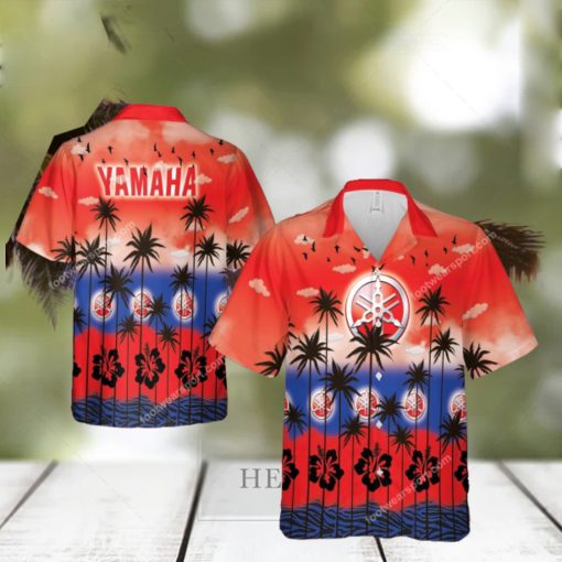 Yamaha Motorcycle Surf Logo Beach Hawaiian Shirt Men And Women Gift