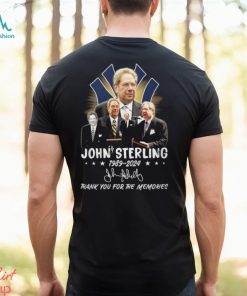 Yankees John Sterling 1989 2024 Thank You For The Memories Shirt
