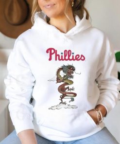 Youth Tiny Turnip White Philadelphia Phillies 2024 Year of The Dragon T Shirt