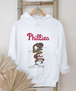 Youth Tiny Turnip White Philadelphia Phillies 2024 Year of The Dragon T Shirt