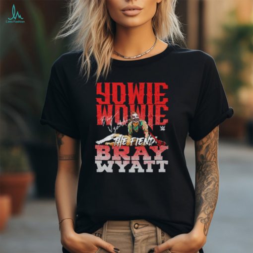 Yowie Wowie Bray Wyatt The Fiend WWE signature shirt