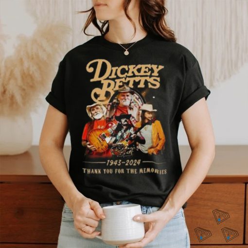 dickey betts 1943 2024 thank you for the memories shirt