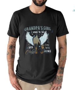 grandpa's girl i used to be his snow he's angel mine shirt