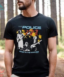 vtg 80s THE POLICE GHOST IN THE MACHINE TOUR 1982 NEW WAVE ROCK BAND t shirt S