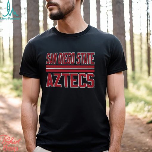 ‘47 Men’s San Diego State Aztecs Black Block Stripe T Shirt