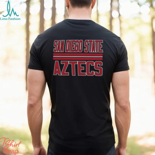 ‘47 Men’s San Diego State Aztecs Black Block Stripe T Shirt