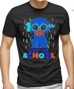 100th Day Of School Dog In Mask 100 Days Quarantine Shirt