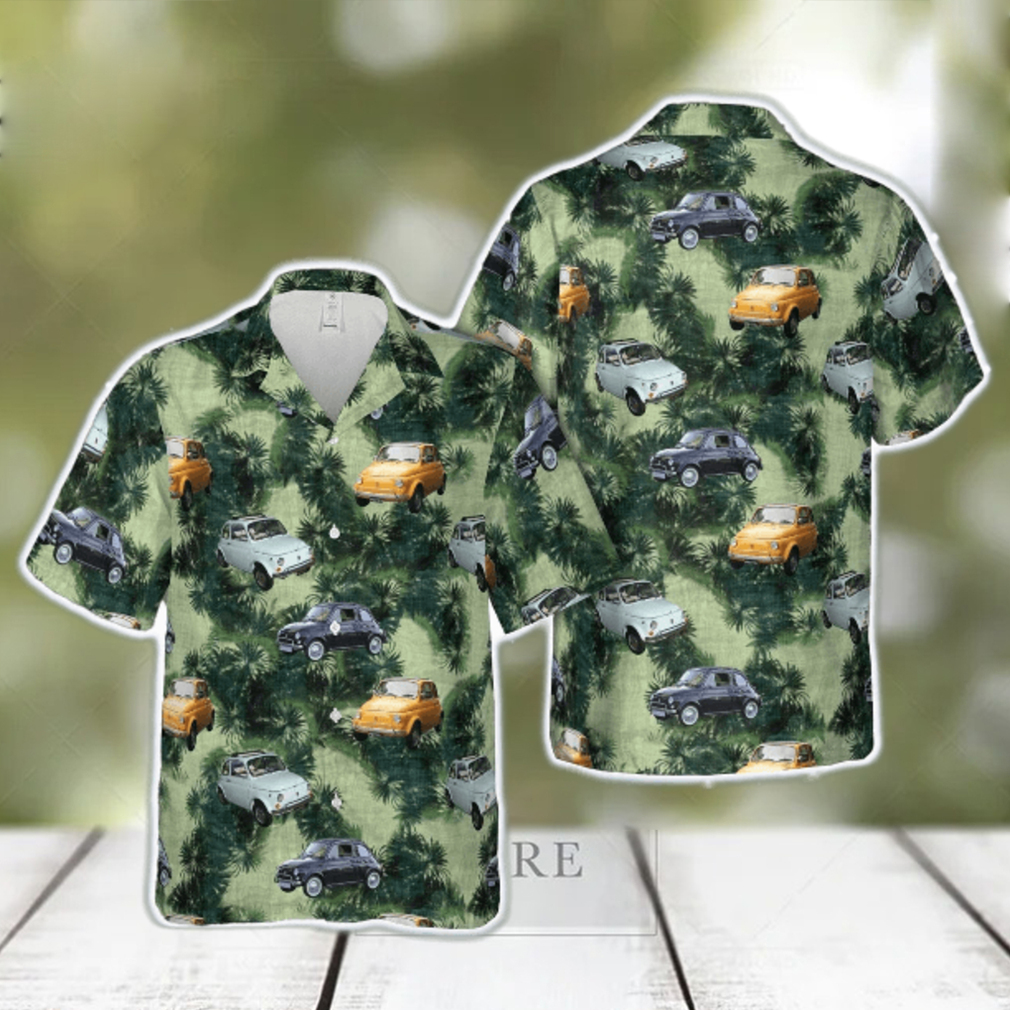 1971 Fiat 500 Hawaiian Shirt 1971 Fiat 500 Hawaiian Shirt