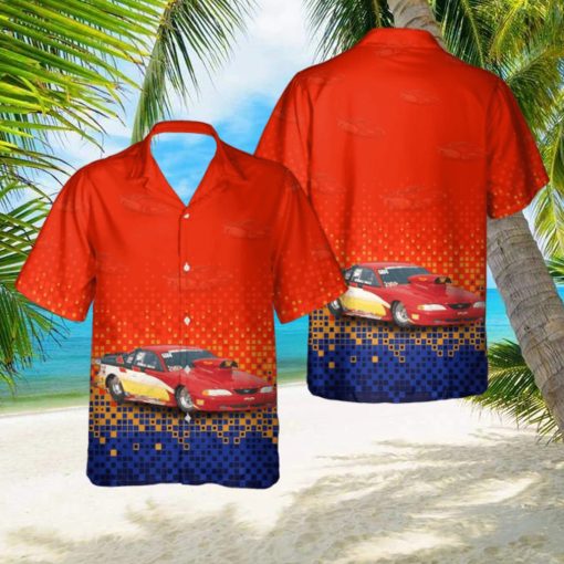 1994 Mustang Drag Car Hawaiian Shirt