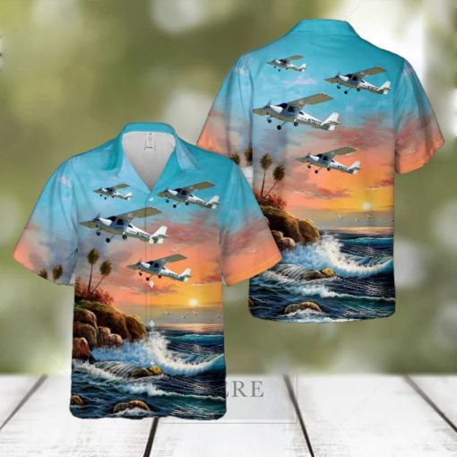 2011 Cessna 162 Skycatcher Hawaiian Shirt