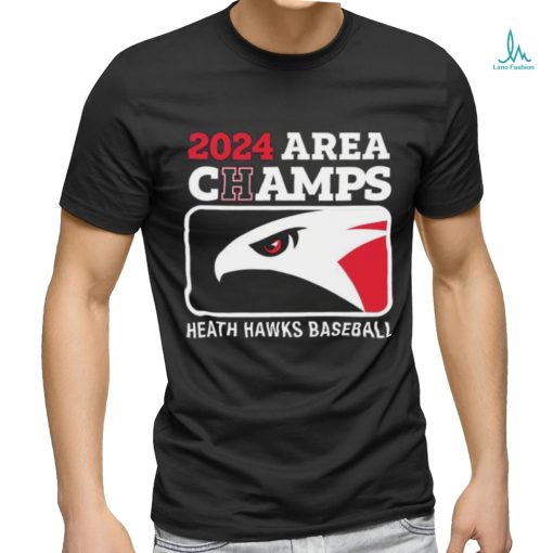 2024 Area Champs Heath hawks Baseball Shirt