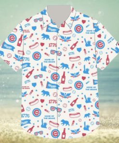 2024 Chicago Cubs Red White & Cubbie Blue Hawaiian Shirt