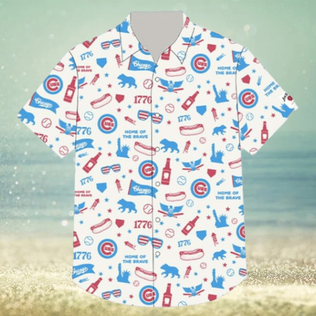 2024 Chicago Cubs Red White & Cubbie Blue Hawaiian Shirt 2024 Chicago Cubs Red White & Cubbie Blue Hawaiian Shirt