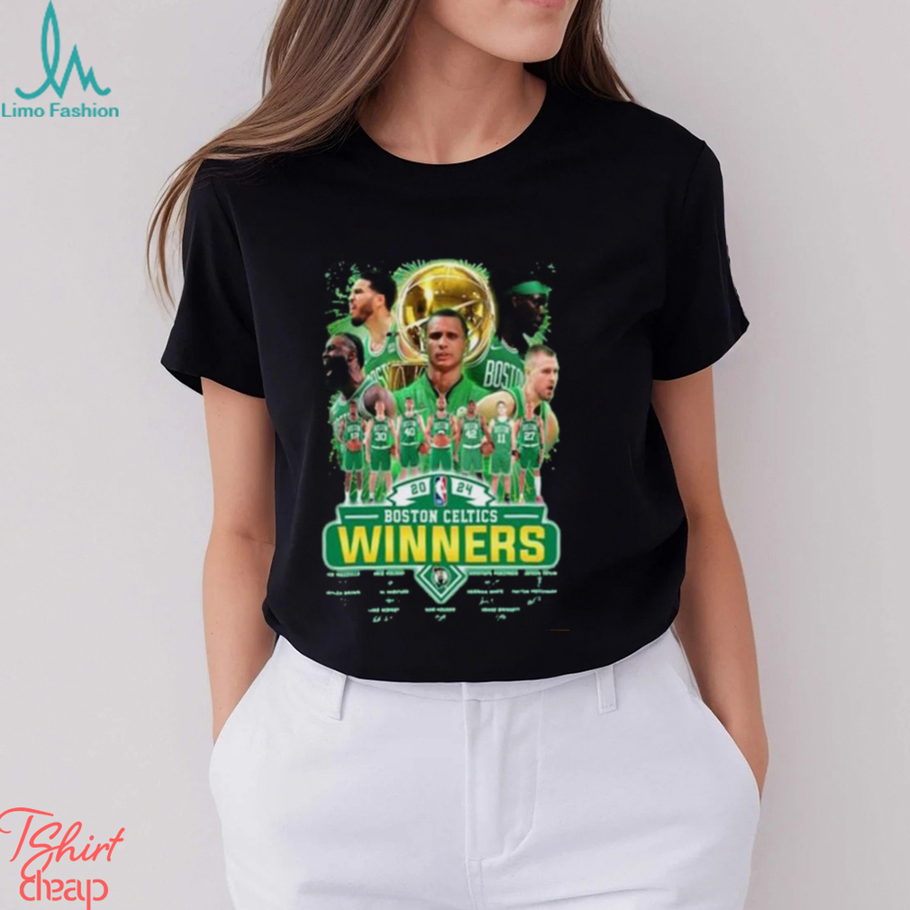 2024 NBA Boston Celtics Winners T Shirt 2024 NBA Boston Celtics Winners T Shirt