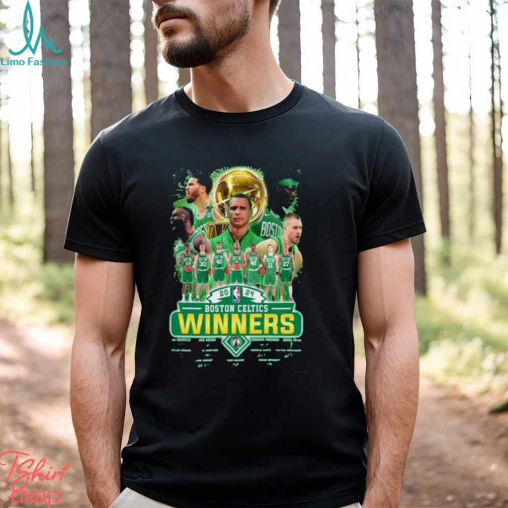 2024 NBA Boston Celtics Winners T Shirt 2024 NBA Boston Celtics Winners T Shirt