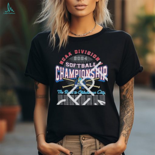 2024 NCAA Division I Softball Championship The Road To Oklahoma City shirt