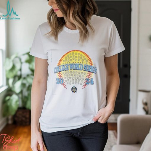 2024 NCAA Softball Women’s College World Series Team Sliding Home Two Sides Print Unisex T Shirt