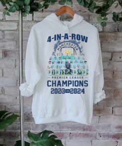 4 In A Row Manchester City Premier League Champions 2023 2024 shirt