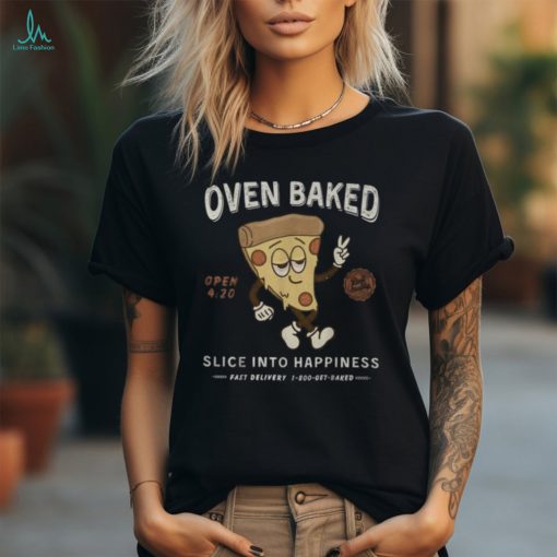 420 Retro Pizza Graphic Cute Chill Weed Women T shirt