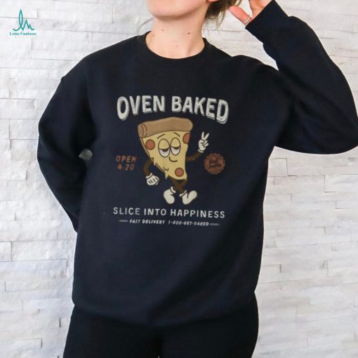 420 Retro Pizza Graphic Cute Chill Weed Women T shirt