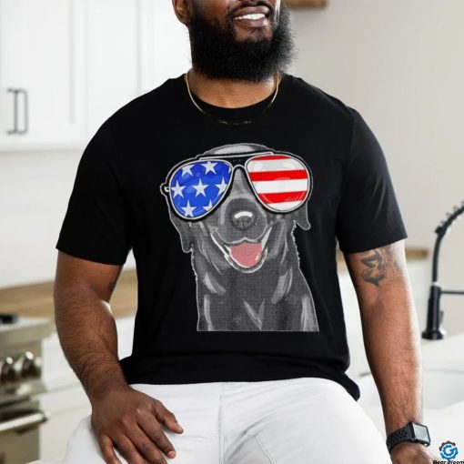 4th Of July Funny Black Lab Dog American Shirt