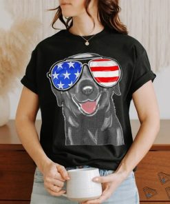 4th Of July Funny Black Lab Dog American Shirt