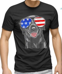 4th Of July Funny Black Lab Dog American Shirt