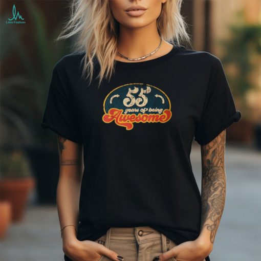 55 Year Old Retro Vintage 55Th Birthday T Shirt
