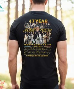 7 Years Star Wars 1977–2024 Signature Thank You For The Memories Unisex T Shirt