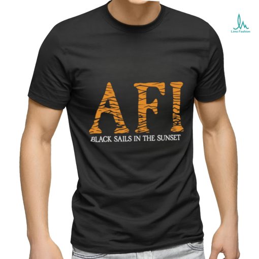 AFI Black sails in the sunset tee shirt