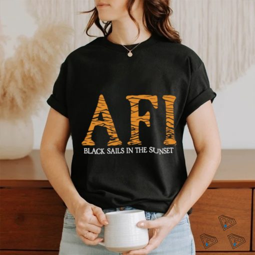 AFI Black sails in the sunset tee shirt