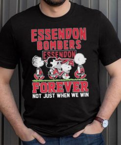 AFL Essendon Bombers Forever Not Just When We Win T Shirt