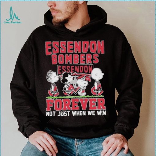 AFL Essendon Bombers Forever Not Just When We Win T Shirt