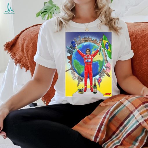 Across the world ayrton senna’s legacy lives on f1 senna 30 shirt