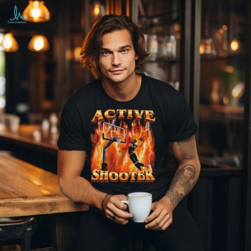 Active shooter basketball shirt