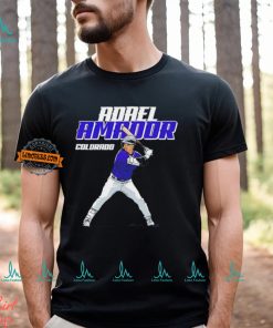 Adael Amador Colorado baseball player shirt