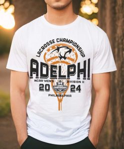 Adelphi 2024 NCAA Men’s Division II Lacrosse Champiohship shirt