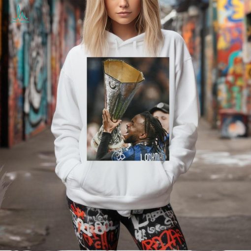 Ademola Lookman Scores Hat trick as Atalanta Fc Wins 1st Ever Europa League Trophy T Shirt