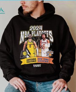 Adult Indiana Pacers 2024 NBA Playoffs Round 2 Player Matchup T shirt