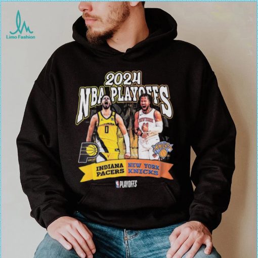 Adult Indiana Pacers 2024 NBA Playoffs Round 2 Player Matchup T shirt