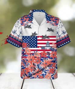 Aircraft F 35 Lightning F35 Liberty, US Capitol Gift Memory 3D Hawaiian Shirt For Summer