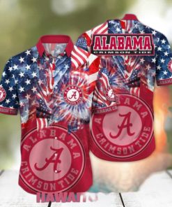 Alabama Crimson Tide 4th Of July American Proud Patriots Hawaiian Shirts