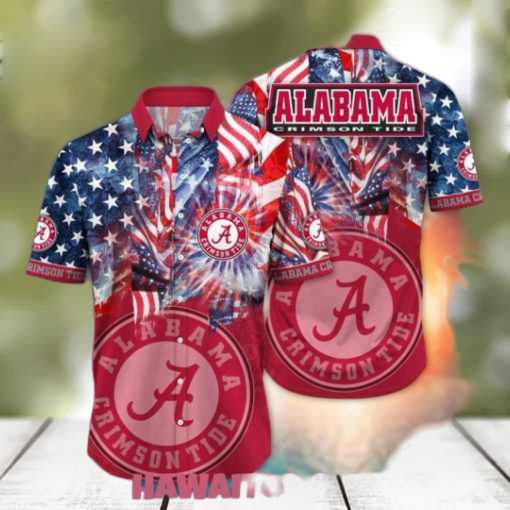 Alabama Crimson Tide 4th Of July American Proud Patriots Hawaiian Shirts