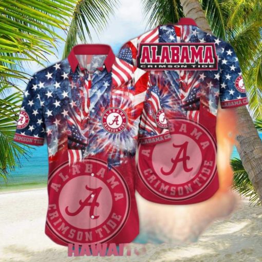 Alabama Crimson Tide 4th Of July American Proud Patriots Hawaiian Shirts