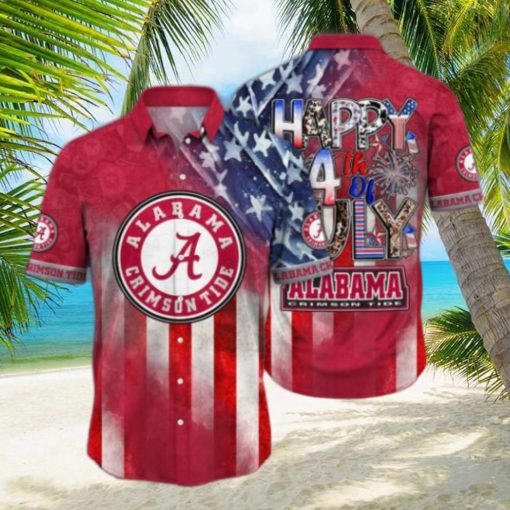 Alabama Crimson Tide NCAA 4th of july hawaiian shirt