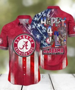 Alabama Crimson Tide NCAA 4th of july hawaiian shirt